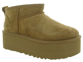 UGG AUSTRALIA CLASSIC ULTRA MINI PLATFORM<br>Marron