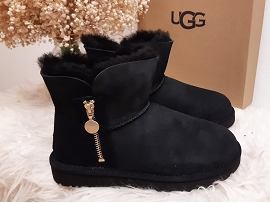 UGG AUSTRALIA BAILEY ZIP MINI<br>Noir