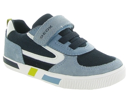 GEOX B45A7B KILWI BOY<br>Nubuck Bleu Bleu ciel