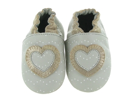 ROBEEZ BABY TINY HEART<br>Gris