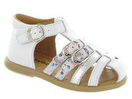 BABYBOTTE TWIX<br>Cuir laminé Blanc 