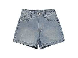 GRACE AND MILA SHORT RICE<br>Bleu jean