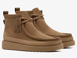 CLARKS WALLABEE FTR2HI<br>Marron