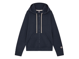 SWEET PANTS ICONIC ZIP UP HOOD<br>Bleu Marine