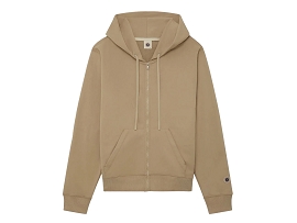 SWEET PANTS ICONIC ZIP UP HOOD<br>Beige