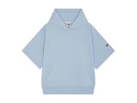 SWEET PANTS YOKE HOODIE<br>Crème