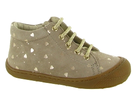 NATURINO COCOON ZIP FILLE<br>Nubuck Taupe 