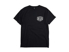 DEUS T SHIRT BIARRITZ ADDRESS<br>Noir