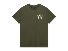 DEUS T SHIRT BIARRITZ ADDRESS<br>Kaki