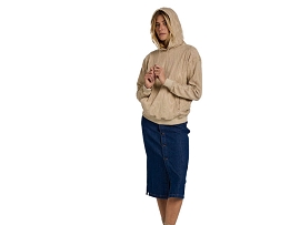GRAINE SWEAT CAPUCHE ACCORD<br>Taupe