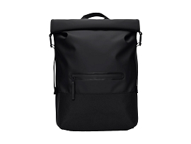 RAINS SAC TRAIL ROLLTOP<br>Textile Noir 