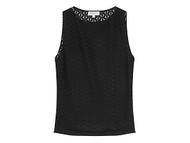 GRACE AND MILA TENET TOP<br>Noir