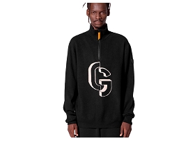 GERTRUDE LEWIS PULL<br>Coton Noir 