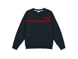 FRENCH DISORDER SWEAT ROSIE HEART<br>Bleu