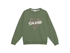 FRENCH DISORDER SWEAT ROSIE SAUVAGE LEO<br>Kaki