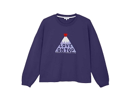 FRENCH DISORDER SWEAT NORA WARMY LOVE ON THE TOP<br>Violet