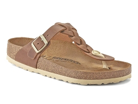 BIRKENSTOCK GIZEH BRAIDED<br>Marron
