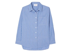 AMERICAN VINTAGE CHEMISE ZAT06A<br>Bleu