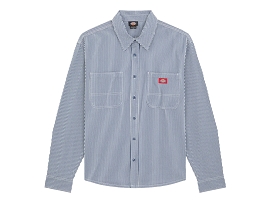 DICKIES CHEMISE HICKORY<br>Bleu