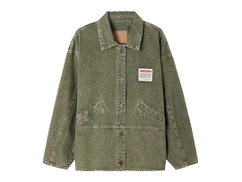 AMERICAN VINTAGE VESTE UZA16<br>Coton Vert 