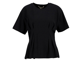 BARBOUR T SHIRT LIZA<br>Noir