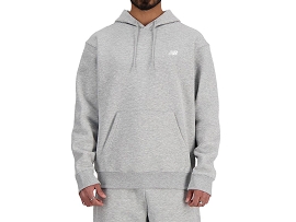 NEW BALANCE FLEECE HOODIE MT41511<br>Gris