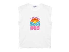 FRENCH DISORDER TOP POPPY FOREVER SUN<br>Blanc