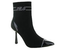 KARL LAGERFELD PANDARA EMBRO ANKLE BOOT<br>Noir