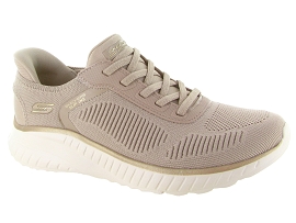 SKECHERS FOOTWEAR 117497 BOB SQUAD CHAOS SLIP INS<br>Beige