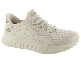 SKECHERS FOOTWEAR 117743 BOB SQUAD DIRE STEP SLIP INS<br>Crème