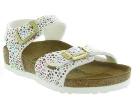 BIRKENSTOCK RIO MOSAIQUE<br>Blanc