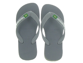 HAVAIANAS KIDS BRASIL LOGO<br>Synthétique Gris Gris