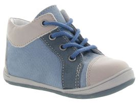 RITA AVI:Cuir/Bleu/Jeans