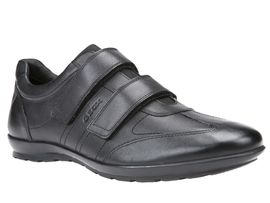 GEOX U74A5D SYMBOL<br>Cuir Noir Noir