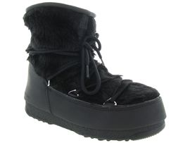 BLAIRE MB MONACO LOW FUR:Fourrure animal/Noir/