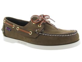 SEBAGO DOCKSIDES PORTLAND NUBUCK<br>Nubuck Marron Marron fonçé