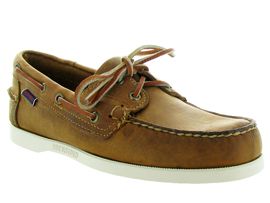 SEBAGO DOCKSIDES PORTLAND CRAZY<br>Marron fonçé