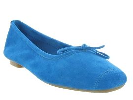 REQINS HARMONY PEAU<br>Nubuck Bleu Turquoise