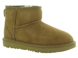 UGG AUSTRALIA CLASSIC MINI KIDS<br>Nubuck Marron Gold