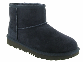 UGG AUSTRALIA CLASSIC MINI KIDS<br>Nubuck Bleu Marine