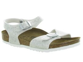 BIRKENSTOCK RIO PLAIN<br>Argent