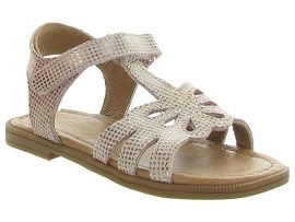 STAR TEORI:Cuir laminé/Rose/Rose