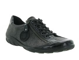 MARINA R3443:Cuir/Noir/Noir