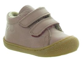 NATURINO COCOON GIRL VELCRO FOURRE<br>Cuir Rose Rose