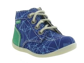 KICKERS BONZIP 2<br>Bleu royal