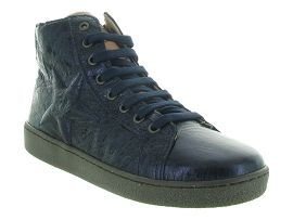 BISGAARD GAIA<br>Cuir laminé Bleu Marine