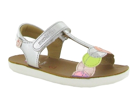 CONTINENTAL 80J GOA DOTS:Cuir laminé/Gris/Argent