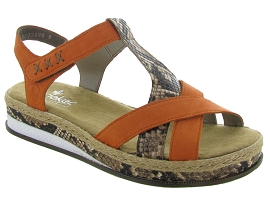 34499 V7919:Cuir/Orange/