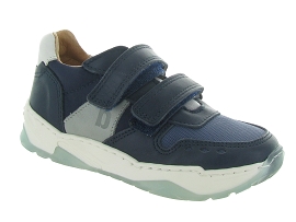 BISGAARD LAUGE<br>Cuir Bleu Marine