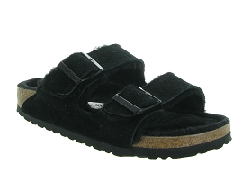 BIRKENSTOCK ARIZONA SHEARLING<br>Noir